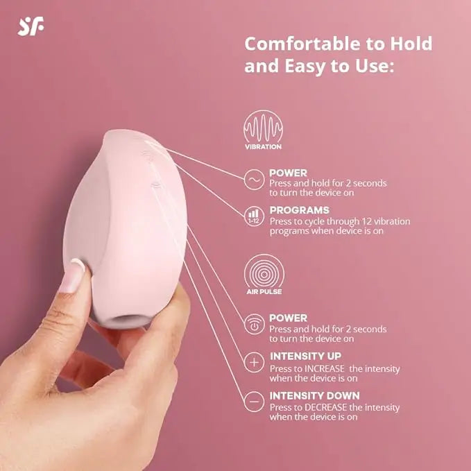 Satisfyer Sugar Rush Rose – Dual Air Pulse & Vibration Clitoral Sex Toy - Save 40% - Vibrator United Kingdom Stoke-on-trent