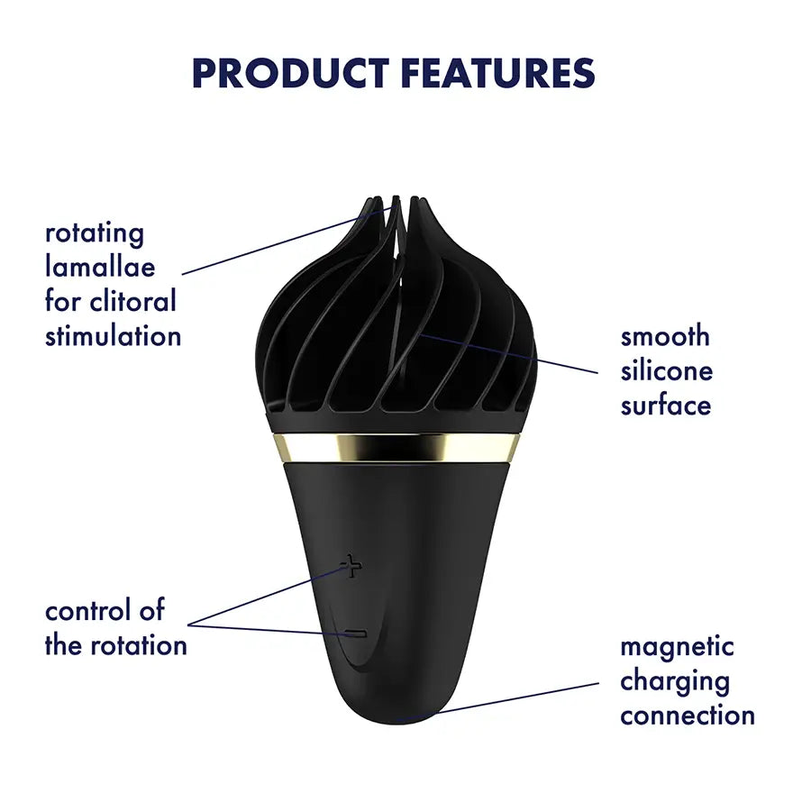 Satisfyer Sweet Treat Vibrator Gold/black - Sex Toys - Save 30% - Gold/black - Fast Shipping - United Kingdom Stoke-on-trent