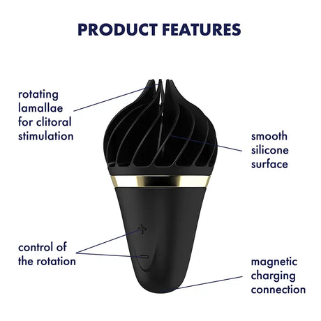 Satisfyer Sweet Treat Vibrator Gold/black - Sex Toys - Save 30% - Gold/black - Fast Shipping - United Kingdom Stoke-on-trent