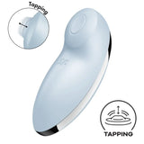 Satisfyer Tap & Climax 2 - Light Blue - Save 20% - Fast Shipping - Vibrator United Kingdom Stoke-on-trent