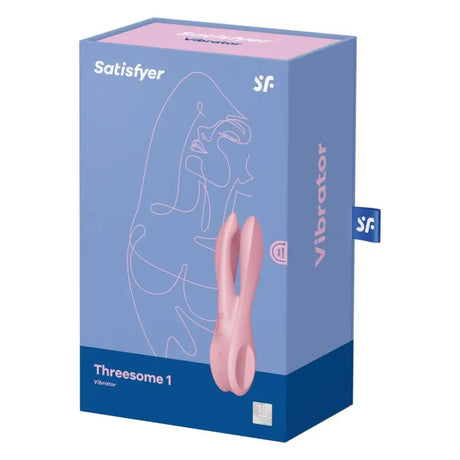 Satisfyer Threesome 1 Vibrator Pink - Sex Toys - Save 25% - Fast Shipping - United Kingdom Stoke-on-trent