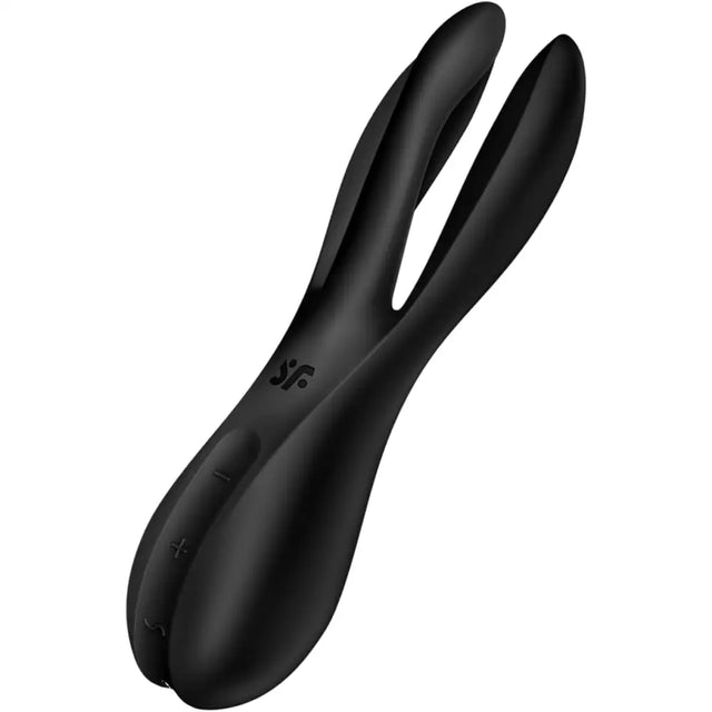 Satisfyer Threesome 2 Black – Triple-motor Lay-on Clitoral Sex Toy - Toys - Save 25% - Vibrator United Kingdom Stoke-on-trent