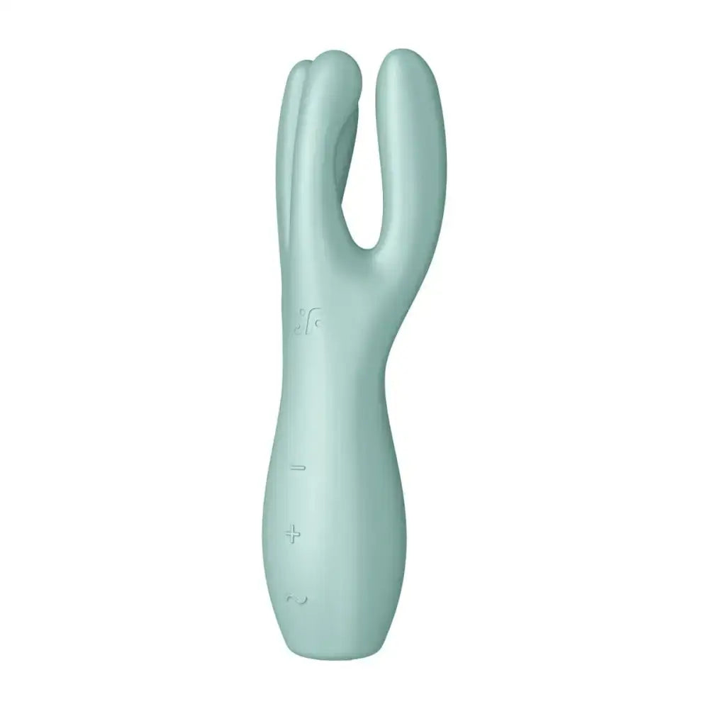 Satisfyer Threesome 3 Mint – Triple-motor Lay-on Clitoral Sex Toy - Toys - Save 30% - Vibrator United Kingdom Stoke-on-trent