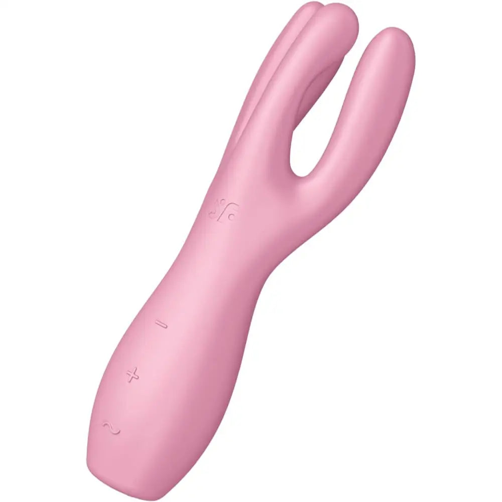 Satisfyer Threesome 3 Pink – Triple-motor Lay-on Clitoral Sex Toy - Toys - Save 30% - Vibrator United Kingdom Stoke-on-trent