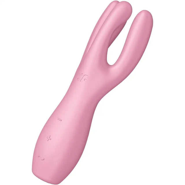Satisfyer Threesome 3 Pink – Triple-motor Lay-on Clitoral Sex Toy - Toys - Save 30% - Vibrator United Kingdom Stoke-on-trent