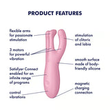 Satisfyer Threesome 4 Vibrator App Controlled Waterproof Multispeed/mode Sex Toy - United Kingdom Stoke-on-trent