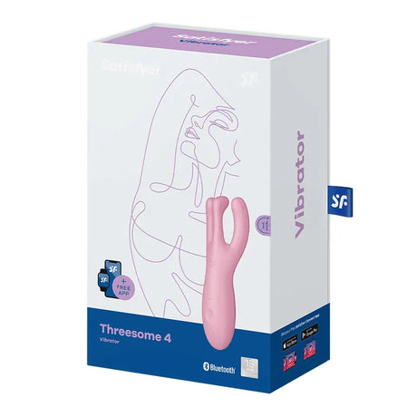 Satisfyer Threesome 4 Vibrator App Controlled Waterproof Multispeed/mode Sex Toy - United Kingdom Stoke-on-trent