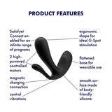 Satisfyer Top Secret + Black - Save 5% - Fast Shipping - Anal Dildos United Kingdom Stoke-on-trent