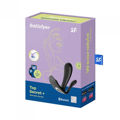 Satisfyer Top Secret + Black - Save 5% - Fast Shipping - Anal Dildos United Kingdom Stoke-on-trent