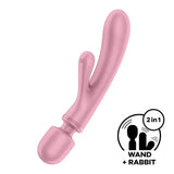 Satisfyer Triple Lover - Pink - Save 5% - Fast Shipping - Vibrator United Kingdom Stoke-on-trent