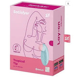 Satisfyer Tropical Tip - Blue - Save 5% - Fast Shipping - Vibrator United Kingdom Stoke-on-trent