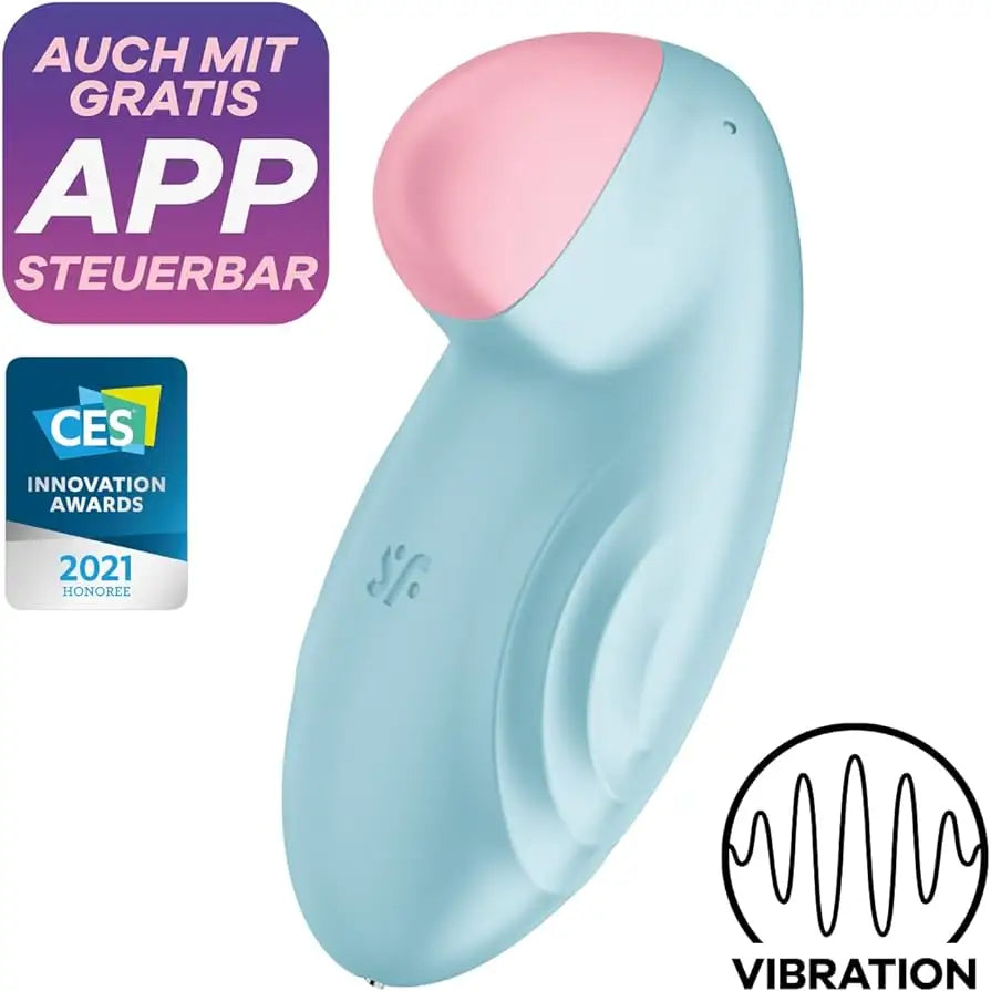 Satisfyer Tropical Tip - Blue - Save 5% - Fast Shipping - Vibrator United Kingdom Stoke-on-trent