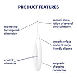 Satisfyer Twirling Fun - White - Save 10% - Fast Shipping - Vibrator United Kingdom Stoke-on-trent