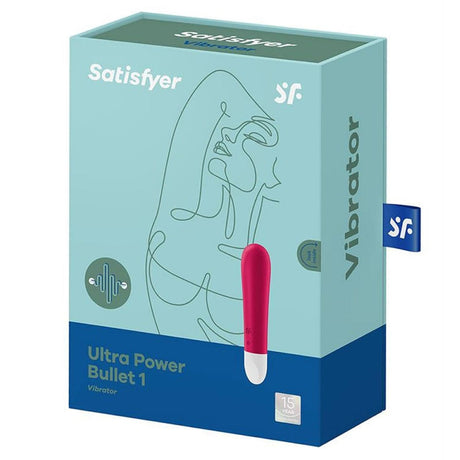 Satisfyer Ultra Power Bullet 1 Vibrator Red - Sex Toys