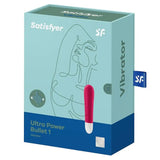Satisfyer Ultra Power Bullet 1 Vibrator Red - Sex Toys - Save 25% - Fast Shipping - United Kingdom Stoke-on-trent