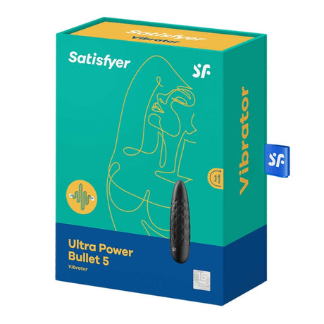Satisfyer Ultra Power Bullet 5 Vibrator Black - Sex Toys