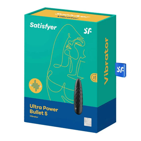 Satisfyer Ultra Power Bullet 5 Vibrator Black - Sex Toys - Save 25% - Fast Shipping - United Kingdom Stoke-on-trent