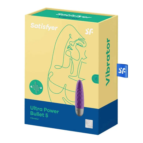 Satisfyer Ultra Power Bullet 5 Vibrator Violet - Sex Toys - Save 25% - Fast Shipping - United Kingdom Stoke-on-trent
