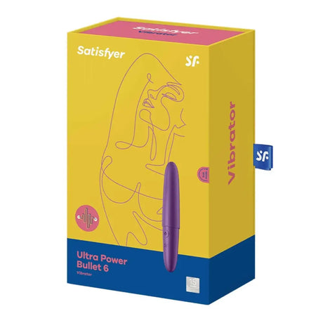 Satisfyer Ultra Power Bullet 6 Vibrator Violet - Sex Toys - Save 25% - Fast Shipping - United Kingdom Stoke-on-trent