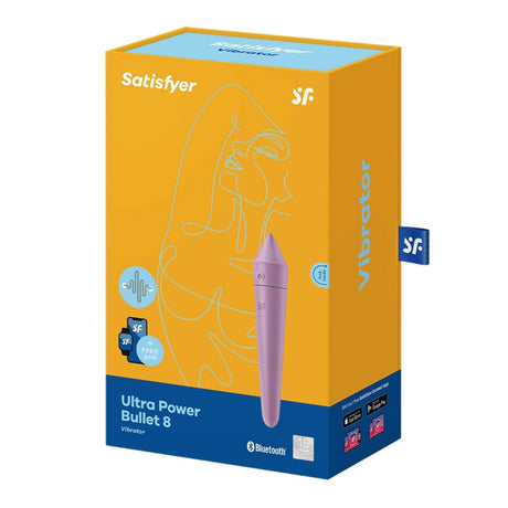 Satisfyer Ultra Power Bullet 8 Vibrator Lilac Incl.