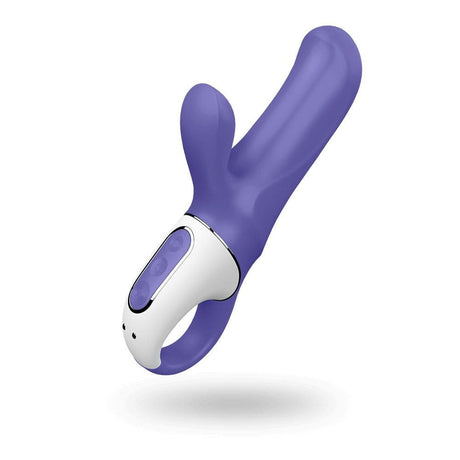 Satisfyer Vibes Magic Bunny Vibrator Blue - Sex Toys