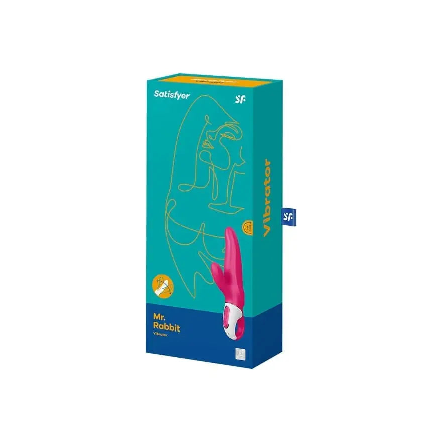 Satisfyer Vibes Mr Rabbit Vibrator Pink - Sex Toys - Save 25% - Fast Shipping - United Kingdom Stoke-on-trent
