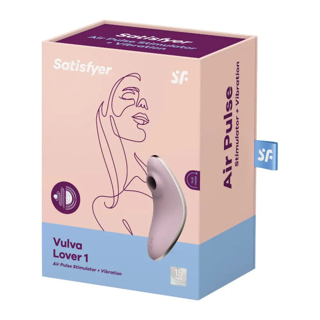 Satisfyer Vulva Lover 1 - Violet - Save 20% - Fast Shipping - Vibrator United Kingdom Stoke-on-trent