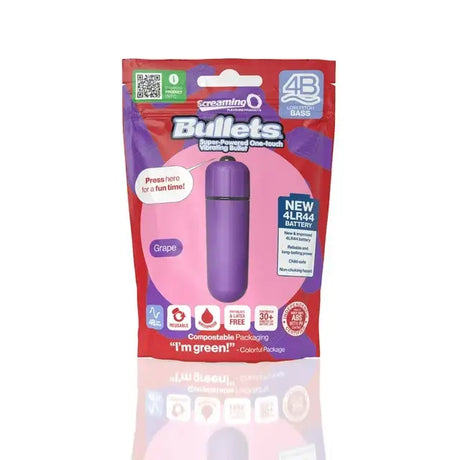 Screaming o 4b Bullet - Grape - Save 10% - o 4b - Fast Shipping - Vibrator United Kingdom Stoke-on-trent