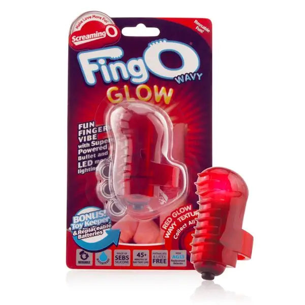 Screaming o Fingo’s Glow - Wavy - Save 10% - o Fingo’s - Fast Shipping - Vibrator United Kingdom Stoke-on-trent