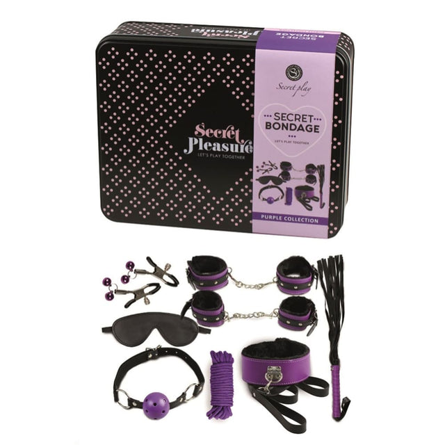 Secret Bondage Kit Black and Purple Collection - Save 25% - Sale