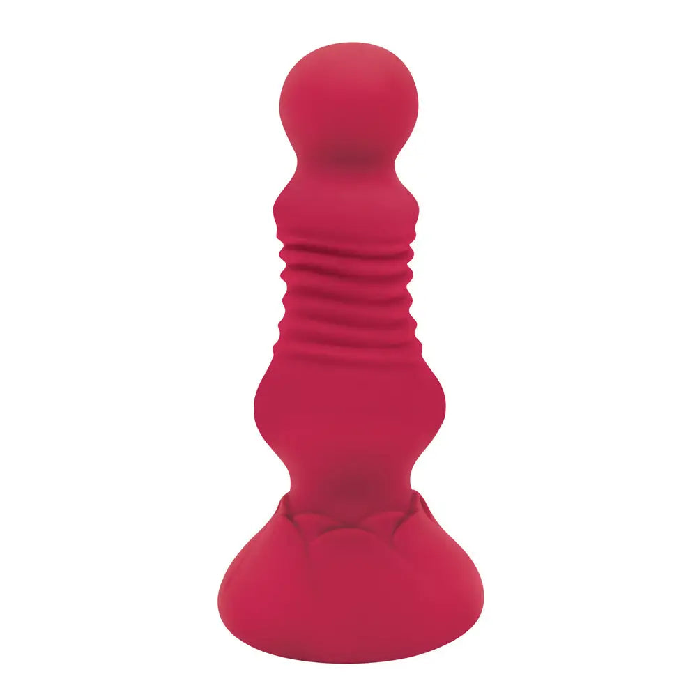 Secret Kisses Remote Thrusting Rosebud Butt Plug - Save 30% - Fast Shipping - Anal Vibrators United Kingdom Stoke-on-trent