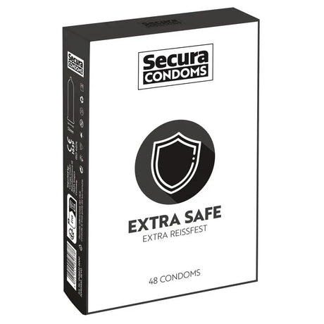 Secura Condoms 48 Pack Extra Safe - Save 25% - Fast Shipping - Sale United Kingdom Stoke-on-trent