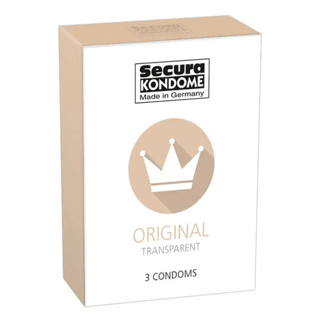 Secura Kondome Original Transparent X3 Condoms - Save 25% - X3 - Fast Shipping - Sale United Kingdom Stoke-on-trent