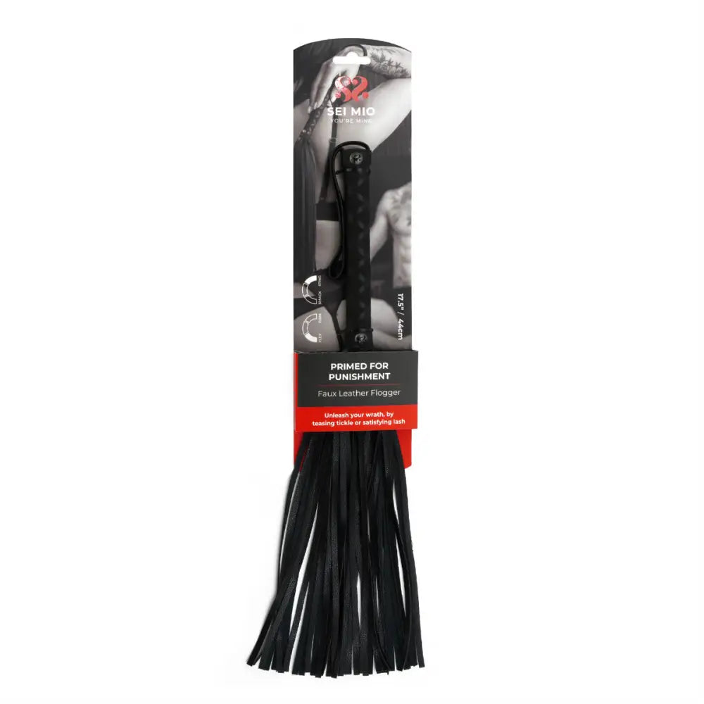 Sei Mio - Primed for Punishment - Faux Leather Flogger - Save 5% - Sei Mio - Fast Shipping - Sale United Kingdom Stoke-on-trent