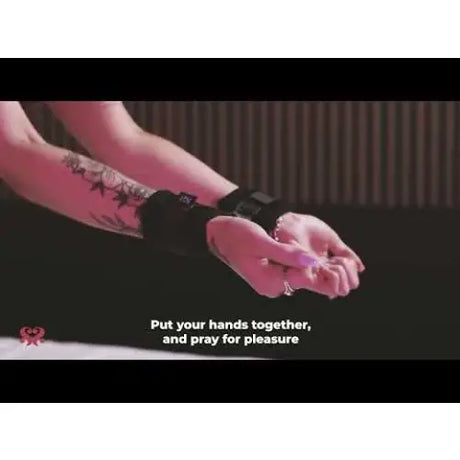 Sei Mio - Sensually Secured - Velvet Handcuffs - Save 30% - Sei Mio - Fast Shipping - Sale United Kingdom Stoke-on-trent