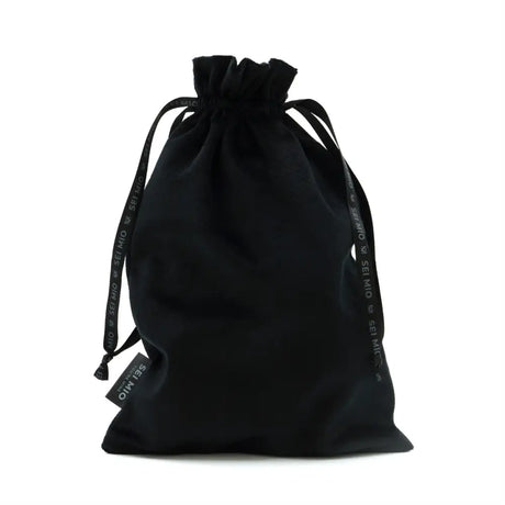 Sei Mio - Velvet Drawstring Bag - Black (300mm x 200mm) - Save 30% - Sei Mio - Fast - Sale United Kingdom Stoke-on-trent