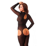 Sensual Black Open Crotch Catsuit - Save 20% - Fast Shipping - Sale United Kingdom Stoke-on-trent