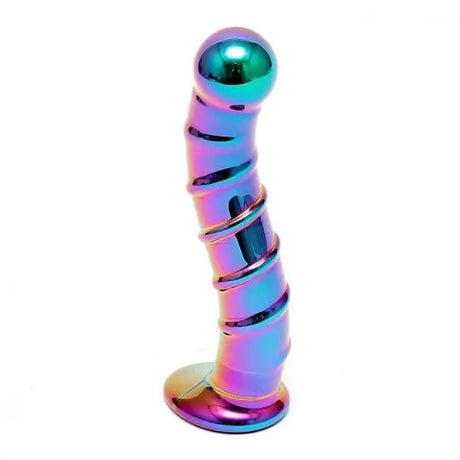Sensual Multi Coloured Glass Nikita Dildo - Save 25% - Fast Shipping - United Kingdom Stoke-on-trent