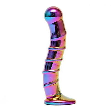 Sensual Multi Coloured Glass Nikita Dildo - Save 25% - Fast Shipping - United Kingdom Stoke-on-trent