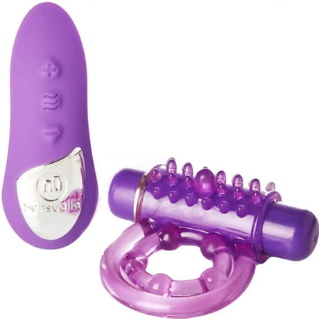 Sensuelle Remote Control Bullet Ring 15 Function Cock Purple - Sex Toys - Save 30% - Sale United Kingdom Stoke-on-trent
