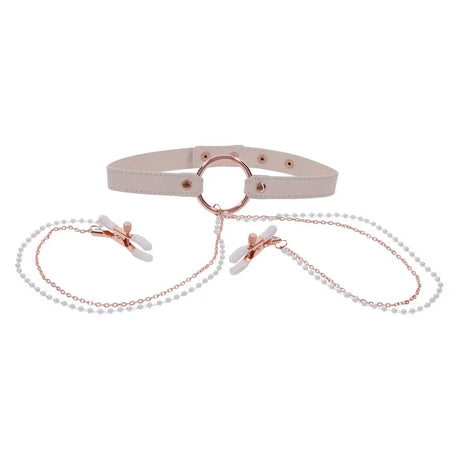 Sex and Mischief Collar with Nipple Clamps - Save 30% - Fast Shipping - Sale United Kingdom Stoke-on-trent