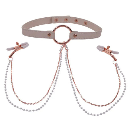 Sex and Mischief Collar with Nipple Clamps - Save 30% - Fast Shipping - Sale United Kingdom Stoke-on-trent