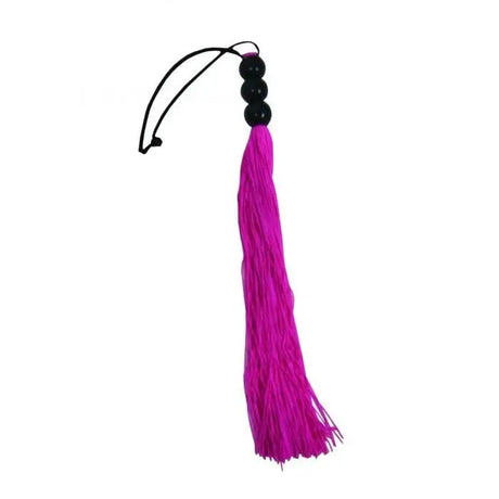 Sex & Mischief 14 Inch Rubber Whip Pink - Save 25% - Fast Shipping - Sale United Kingdom Stoke-on-trent