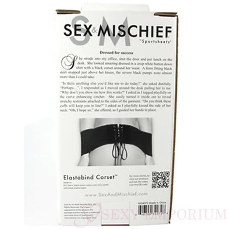 Sex & Mischief Elastabind Corset - Save 25% - Fast Shipping - Sale United Kingdom Stoke-on-trent
