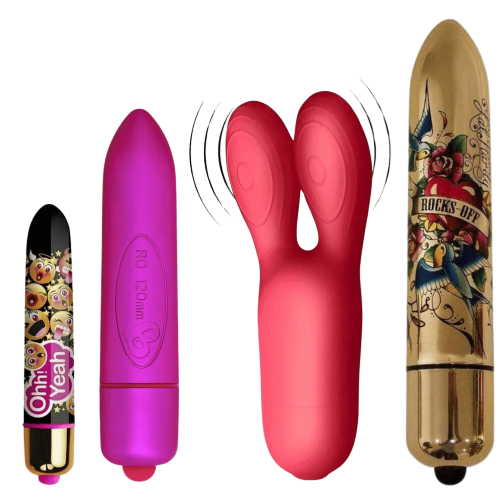 Sex Toys Vibrator Kit for Women/couples Bullet 10 Speed/mode Rabbit Uk - Toy - Save 20%