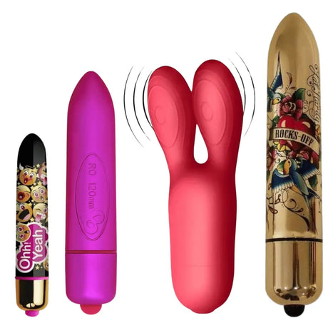 Sex Toys Vibrator Kit for Women/couples Bullet 10 Speed/mode Rabbit Uk - Toy - Save 25% - for Women/couples Speed/mode - United Kingdom