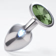 Sexy Emporium Jewelled Metal Beginner Butt Plug 3 Inch Jade - Save 20% - Fast - Sale United Kingdom Stoke-on-trent