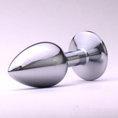 Sexy Emporium Jewelled Metal Beginner Butt Plug 3 Inch Rosy