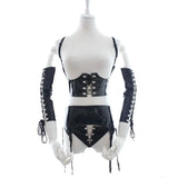 Sexy Gothic Pvc Lingerie Set - Save 25% - Pvc - Fast Shipping - Sale United Kingdom Stoke-on-trent