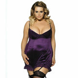 Sexy Lace & Satin Ruffle Garter Slip - Fast Shipping - Sale United Kingdom Stoke-on-trent